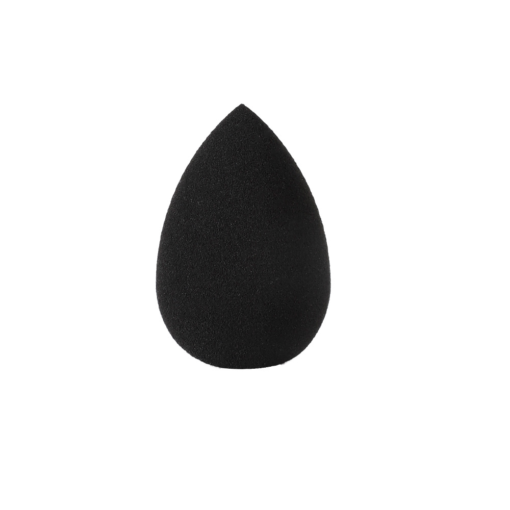 Mini powder puff black
