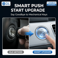 Module de démarrage sans fil Plug & Play dédié pour Toyota Verso 2011-2015 avec bouton-poussoir de démarrage du moteur, sans coupure de câbles