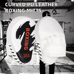 ถุงมือฝึกซ้อมมวยหนัง PU คุณภาพสูง ระบายอากาศได้ดี พร้อมโลโก้สั่งทำพิเศษ สำหรับมวยไทยและคิกบ็อกซิ่ง - Product Image 2