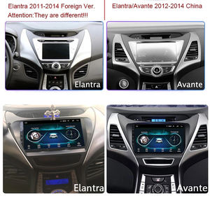 Lecteur multimédia de voiture Android 8.1 2 DIN 9 pouces pour Hyundai Elantra 2012-2015, prend en charge la musique et le Wi-Fi - Product Image 2