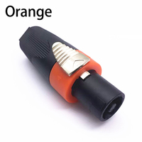 Connecteur de câble à verrouillage torsadé à 4 pôles pour NEUTRIK Type NL4FC Speakon 4 pôles Fiche mâle Audio SPK Connecteurs