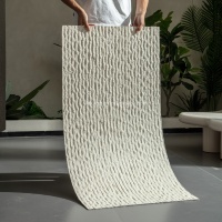 Tuiles souples de conception moderne de pierre flexible écologique de pierre de lune d'étoile avec le matériel imperméable ignifuge de caractéristiques