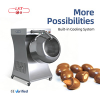 Machine à enrober le chocolat et le sucre LST pour cacahuètes et noix avec polisseuse