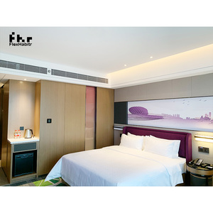 Khu nghỉ mát thời trang ba năm sao đầu giường giường đôi Nữ Hoàng kích thước đồ nội thất hiện đại Bộ đồ nội thất phòng ngủ - Product Image 4