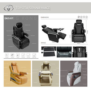 مقاعد سيارات فاخرة مدفأة ومزودة بخاصية التدليك للبيع الساخن، مناسبة لـ W447/VITO/V-CLASS/V-KLASS/V-250/V-300/METRIS/SPRINTER/ALPHARD، مقاعد سيارات معدلة - Product Image 6