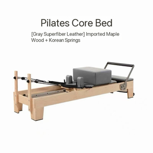Máquina de <span class=keywords><strong>Pilates</strong></span> Reformer Ajustable de Madera de Arce/Madera para Ejercicios de <span class=keywords><strong>Pilates</strong></span> y Desarrollo Corporal con Barra de Movimiento para Pies - Product Image 6