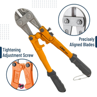 Cortacadenas, Cortador de tornillos, Herramienta para pernos de cercas de eslabones, Pinza crimpadora de pernos, Alicates cortacables, Cortacadenas de alta resistencia