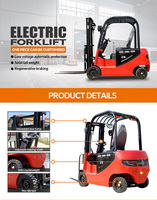 Hızlı Teslimatlı Akülü Forklift 1.5 Ton 3 Ton Dizel Forklift Mini Hidrolik Forklift Verimli Elektrikli Forklift Satılık