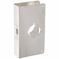Kit de Refuerzo para Puerta de Acero Inoxidable RHETECH, Venta Directa de Fábrica, Placa sin Llave, 3 Llaves, ANSI Grado 1, Negro Zincado, 60mm