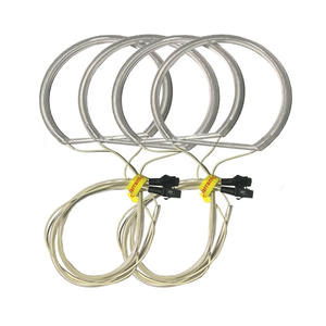 Nueva condición CCFL131 * 4 lámpara automática Ojo de Ángel apertura tubo de neón 12V para <span class=keywords><strong>BMW</strong></span> <span class=keywords><strong>E36</strong></span> E39 E46 E38 semicircular para ojo de Ángel - Product Image 5