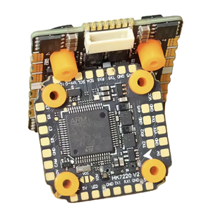Contrôleur de <span class=keywords><strong>vol</strong></span> HAKRC F722 Mini V2 Stack 65A BLHeli_32 4in1 ESC 20x20mm 2-6S avec baromètre, compatible DJI O3 pour drone de course FPV - Product Image 2