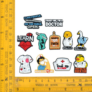 Breloques pour <span class=keywords><strong>chaussures</strong></span> de soins vétérinaires pour animaux de compagnie, cadeau promotionnel, hôpital vétérinaire, médecin, infirmière, vétérinaire, chien, soins pour animaux de compagnie, breloques pour <span class=keywords><strong>chaussures</strong></span> de type sabot - Product Image 6