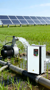 Hybrid <b>Solar</b> <b>Solar</b>-Powered Agricultural Irrigation <b>Solar</b> Water <b>Pump</b> 5.5kw for Deep Well Pumping Systems ES610-R0-5K5G-3BS So - Product Image 2