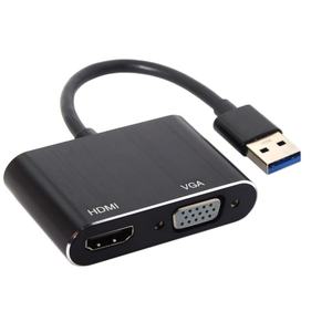 USB 3.0 HDTV 4K อะแดปเตอร์ VGA แปลงวิดีโอสำหรับ <span class=keywords><strong>Samsung</strong></span> Huawei โปรเจคเตอร์คอมพิวเตอร์แล็ปท็อป - Product Image 4