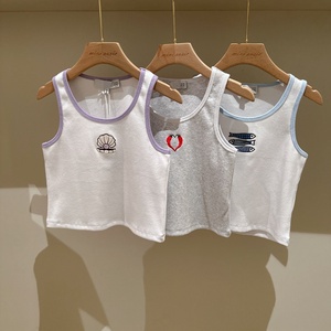 Camisetas Cortas Elásticas de Tela Dobby a Rayas para Adolescentes y Niñas Australianas de 8 a 16 Años - Product Image 2