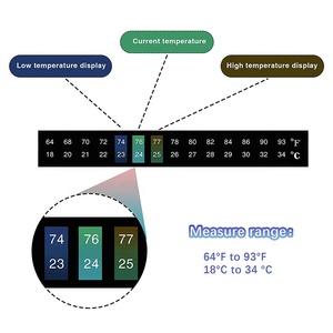 Autoadesivo dell'etichetta della temperatura dell'autoadesivo dell'indicatore della striscia termica del materiale dell'argento lucido di alta qualità all'ingrosso a buon mercato - Product Image 6