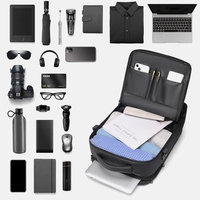 Mochila Impermeable para Ordenador Portátil, Minimalista, para Oficina, Viajes, Negocios, Personalizable con Logotipo