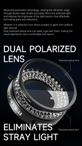 メカニック LS720+ 顕微鏡、72個のLEDリングランプ付き、偏光・調整可能なアンチグレア機能で携帯電話の反射を排除 - Product Image 4