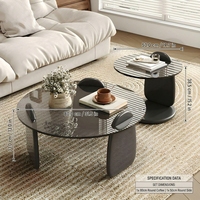 Table basse carrée en bois moderne et contemporaine avec pieds durables et écologiques pour le salon, meubles de maison