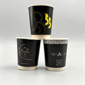 Gobelets en papier sur mesure, à paroi simple, pour boissons chaudes, qualité alimentaire, jetables, avec impression numérique – Direct Usine - Product Image 3