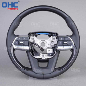 Volant en bois OHC MOTORS pour <span class=keywords><strong>Toyota</strong></span> LC300 Land Cruiser LC200 Prado 2016 2017 2018 2019 <span class=keywords><strong>2020</strong></span> 2021 2022 - Amélioration - Product Image 3