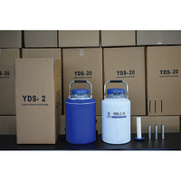 Wadah Nitrogen Cair 2 Liter untuk Penyimpanan Bahan Kimia untuk Inseminasi Buatan Semen Harga