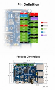 Carte de développement haute performance ESP32-P4 + ESP32-C6, prend en charge Wi-Fi 6 et Bluetooth 5 BLE5, IA Xiaozhi Deepseek Edge AI - Product Image 6