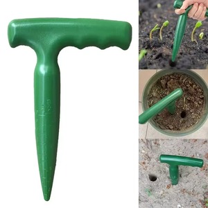 Outil de jardinage en plastique en forme de T pour creuser des trous, semer, repiquer et désherber - Product Image 3