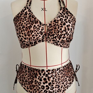 Maillot de bain grande taille style deux pièces pour femmes aux courbes généreuses, Nouveauté 2026, Bikini <span class=keywords><strong>sexy</strong></span> européen/américain, Séchage rapide, Écologique, En stock - Product Image 3