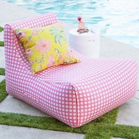 Fauteuil flottant BR Premium à rayures, grand transat de piscine, canapé flottant robuste pour adultes (housse uniquement ou pré-rempli)