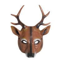 Vente chaude Halloween Party Maquillage Costumes Props Simulation PU Mousse Cerf Masque