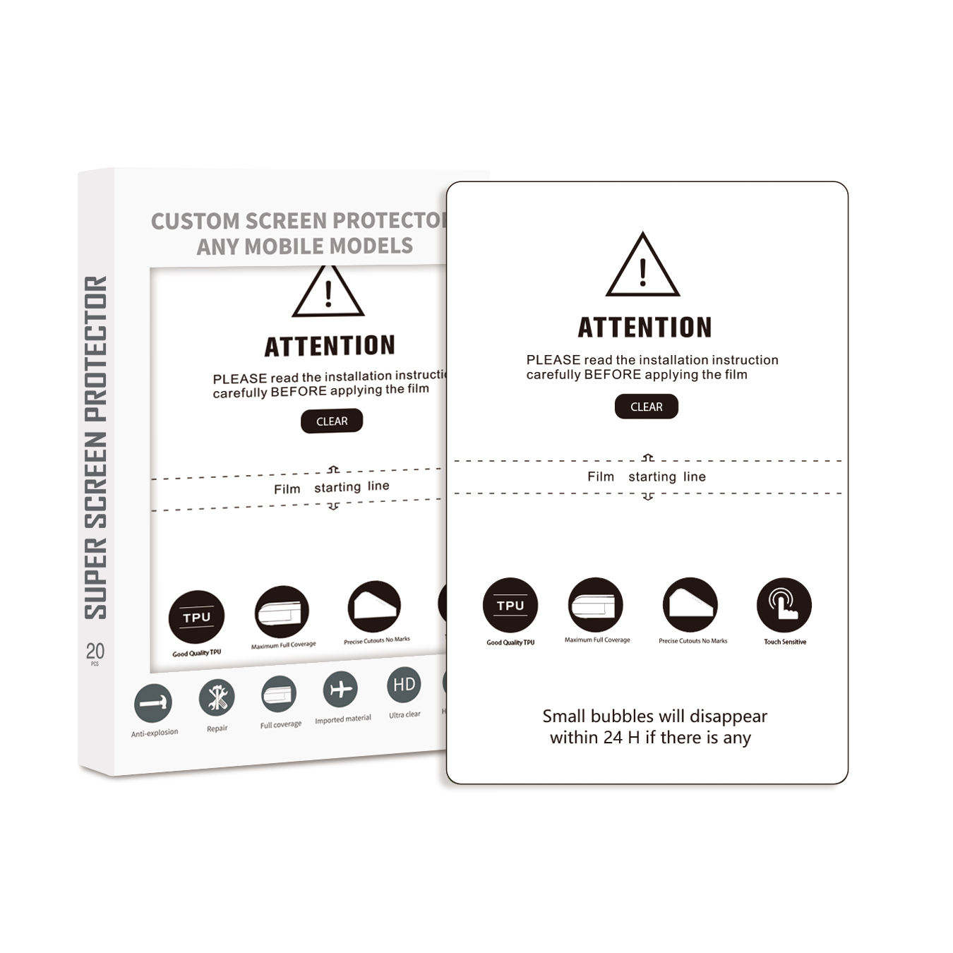 Tempered Glass Screen Protector Film