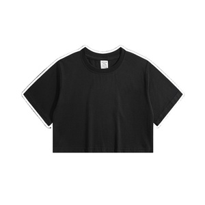 Xinglan alta calidad multicolor moda suavidad poliéster lujo gimnasio liso <span class=keywords><strong>mujer</strong></span> camiseta - Product Image 6