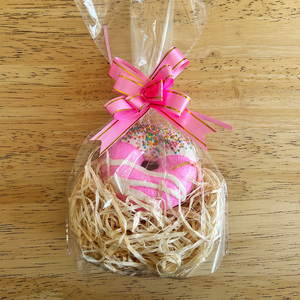 Bombas de Baño Orgánicas de Lujo OEM en Forma de Donut Rosa, Hechas a Mano, Veganas, Naturales, Efervescentes, con Etiqueta Privada, Caja de Regalo Colorida, Estilo Adorable - Product Image 5