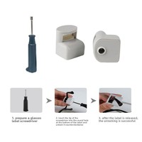 Etiqueta Antirrobo Magnética con Alarma para Gafas de Sol EAS, con Cierre Magnético RF/Magnetoacústico, Modelo 20240713, Fabricada en Zhejiang