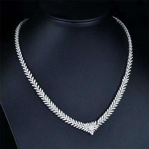 Dossgarit — collier avec pendentif <span class=keywords><strong>en</strong></span> diamant <span class=keywords><strong>blanc</strong></span> naturel, bijoux <span class=keywords><strong>de</strong></span> fête <span class=keywords><strong>de</strong></span> luxe, ras du <span class=keywords><strong>cou</strong></span>, <span class=keywords><strong>en</strong></span> <span class=keywords><strong>or</strong></span> 18 carats, 7ct, prix d'usine - Product Image 3