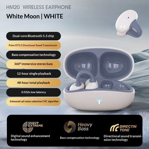 Écouteurs intra-auriculaires 5.4 avec clip d'oreille, étanches, basses puissantes et son surround 360°, faible latence, autonomie de 10 à 15 heures - Product Image 3