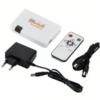 Modulateur HDMI vers RF, convertisseur coaxial HDMI vers RF, adaptateur de signal numérique vers signal analogique RF, boîte émettrice TV, télécommande