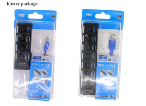 4 trong 1 USB 3.0 Hub 4 cổng USB HUB với ON/OFF nút và sablent Multi-Port Adapter USB chuyển đổi Hub - Product Image 6