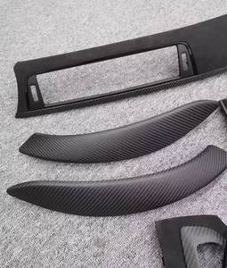 Accessoires intérieurs en fibre de carbone véritable pour <span class=keywords><strong>BMW</strong></span> Série 3 4 3GT F30 F31 F32 F34 F36 Console centrale Tableau de bord <span class=keywords><strong>Alcantara</strong></span> - Product Image 5