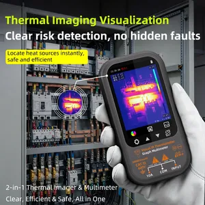 SH8 Thermal Multimeter 192x256 Digital <b>Display</b> True-Resolution Thermal Imager 20 000 Professional Tester <b>Stand</b> + - Product Image 2