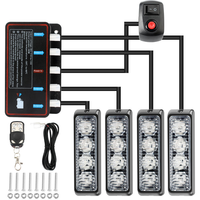 Nouvelle télécommande sans fil 12V/24V IP65 étanche LED Feux de signalisation avant de pont Grille Feux de jour