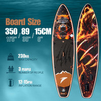 TIDETREK Planche de surf gonflable de haute qualité pour débutants, Subboard Padel Surf ISUP Tabla De Padel Sub Board Allround