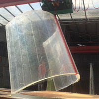 Clôture de piscine en acrylique Lucite CrystalView, directement de l'usine, bords sans joint, découpe sur mesure, épaisseur et dimensions personnalisées, pour extérieur