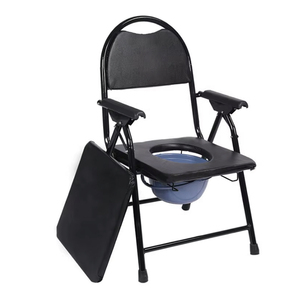 KSMED Multi-functional Folding Wheelchair <b>Commode</b> <b>Chair</b> Wheels Transfer Function Steel/Aluminum Material Hospital Use Model - Product Image 2