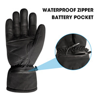 Gants thermiques d'hiver haut de gamme, compatibles écran tactile, chauffants, température réglable, gants chauffants électriques, ski, snowboard, polyester, or