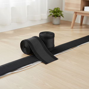 Respectueux de l'environnement Bureau Sol Câble Conduit Regroupement et <span class=keywords><strong>Fixation</strong></span> Autocollants Banquet Temporaire Câblage <span class=keywords><strong>Velcro</strong></span> Tapis Fil Housse De Protection - Product Image 4