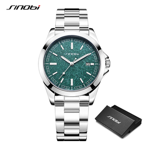 Montre à quartz pour <span class=keywords><strong>homme</strong></span>, boîtier de 40 mm, fenêtre de date, bracelet en acier inoxydable, lumineuse, étanche, montre-bracelet pour <span class=keywords><strong>homme</strong></span> - Product Image 2