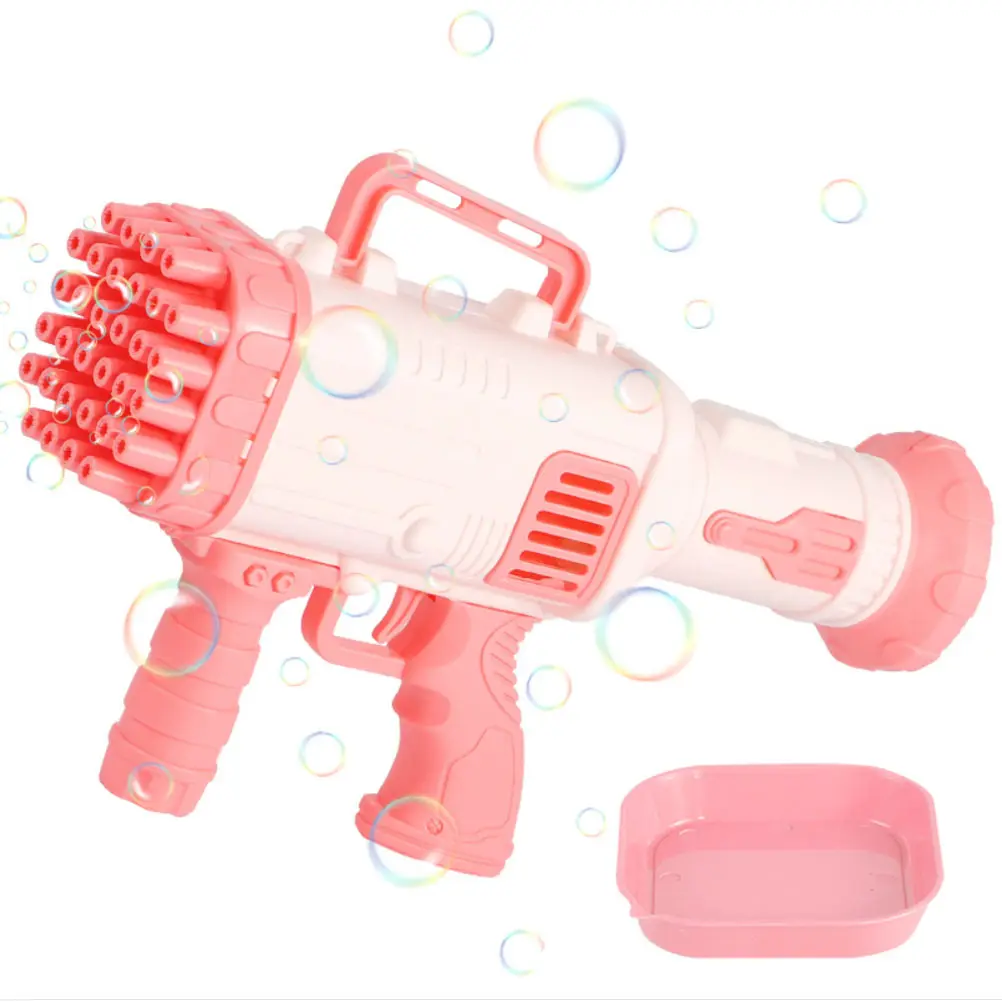 Vente en gros de savon magique pour enfants Bazooka automatique pistolet à bulles pour enfants