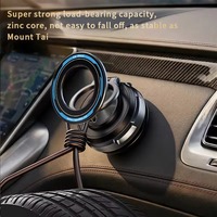 Support de téléphone magnétique pour voiture à ventouse double verrouillage sécurisé, réglable à 360°, mains libres, pour bureau et salle de sport